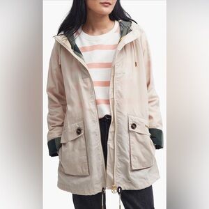 NWT Barbour Keldy Water Resistant Jacket in Oatmeal